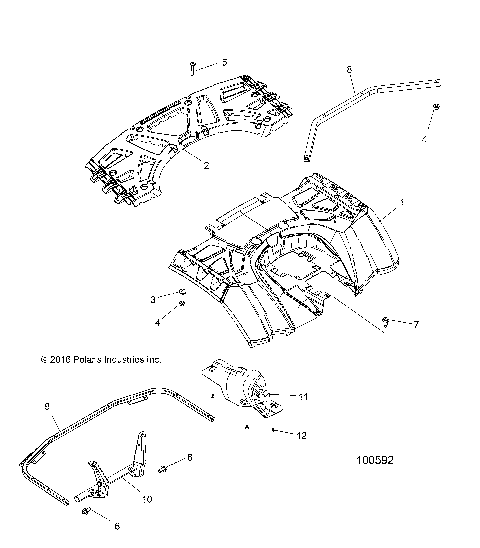 BODY, REAR CAB and REAR RACK - A19SXN85A8 [100592]