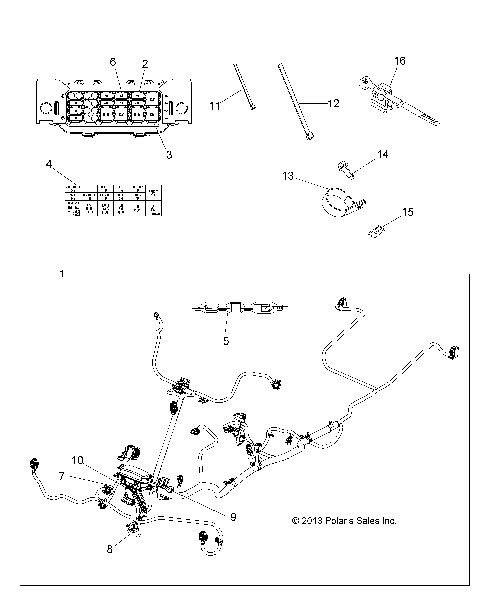 ELECTRICAL, HARNESS - A14DH57AA/AJ (49ATVHARNESS14SP570TRG)