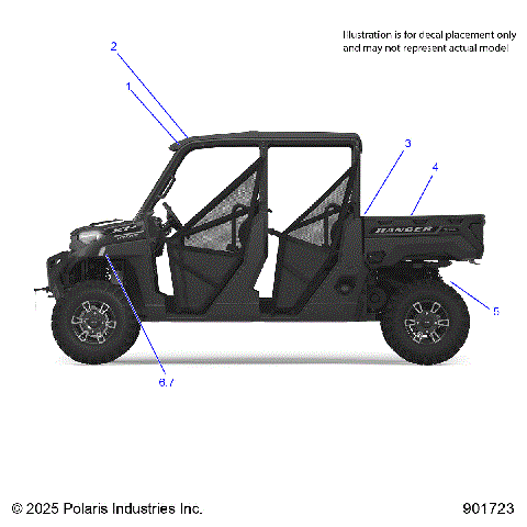 BODY, DECALS, GENERAL - R26RSF99AL (901723)