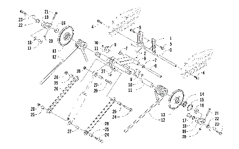 REAR SUSPENSION REAR ARM ASSEMBLY [104368]