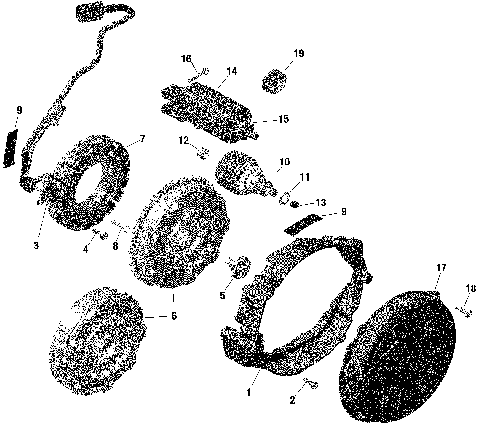 10- Electric - Magneto And Starter - 600R E-TEC