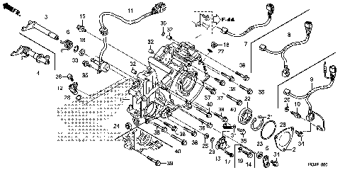 REAR CRANKCASE COVER