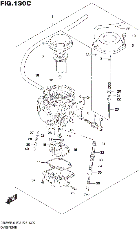 CARBURETOR (DR650SEL6 E33)