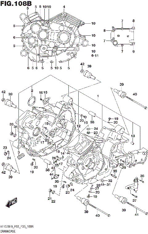 CRANKCASE (VL1500BL9 E33)