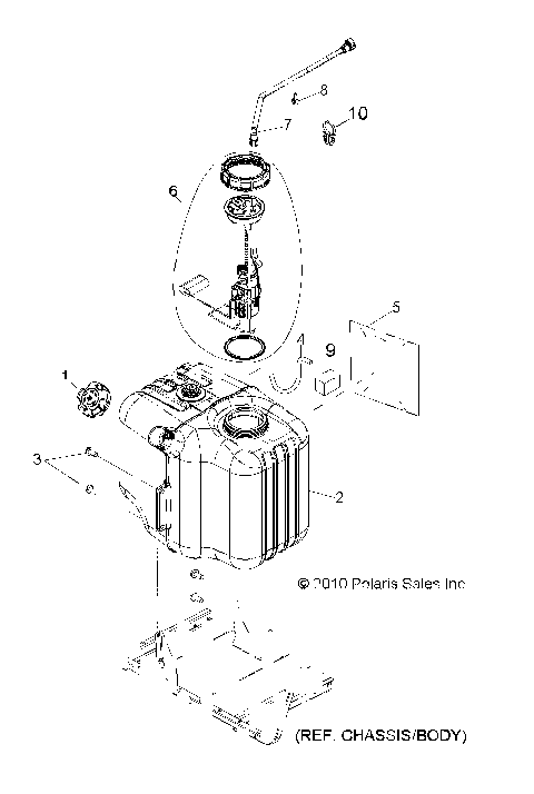 BODY, FUEL TANK ASM. - R11WH76AG/AR/WY76AE/AH/AJ (49RGRFUEL11800)