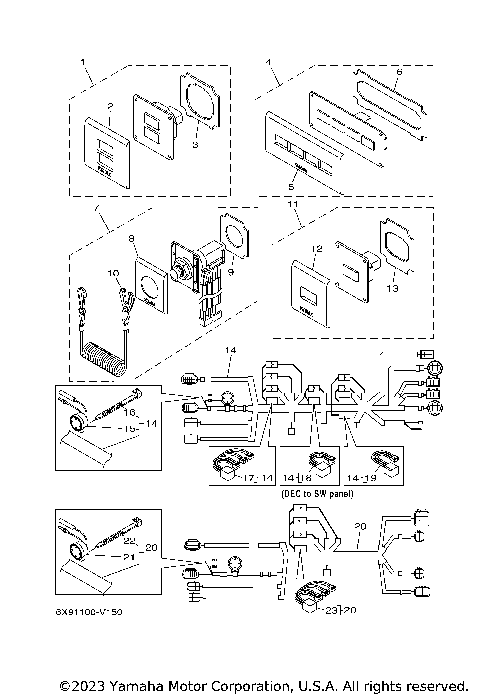SWITCH PANEL 4 (EKS, QUAD)