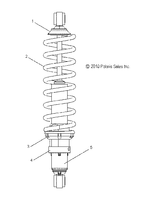 SUSPENSION, SHOCK, REAR - S12CM8GSA/GSL/GEA (49SNOWSHOCKREAR7043733)