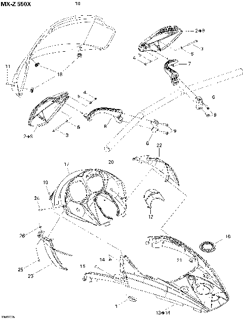 09- Windshield And Console 550X