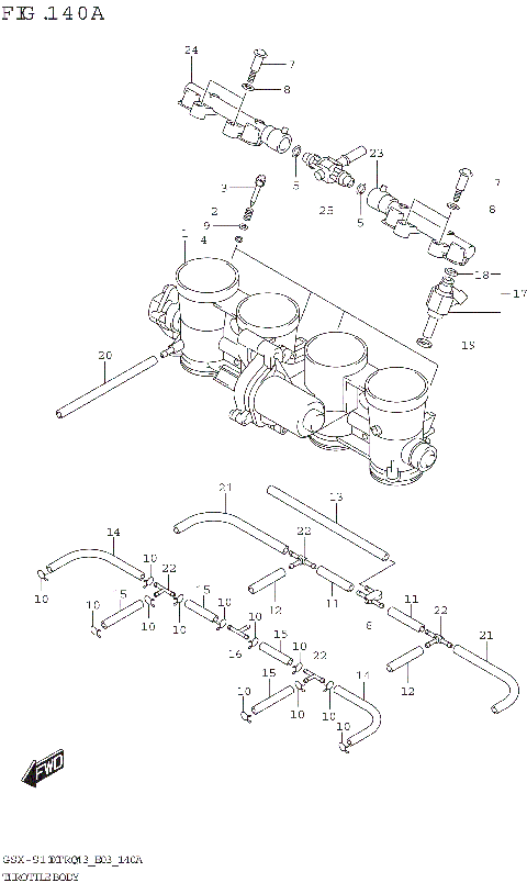 THROTTLE BODY (E33)