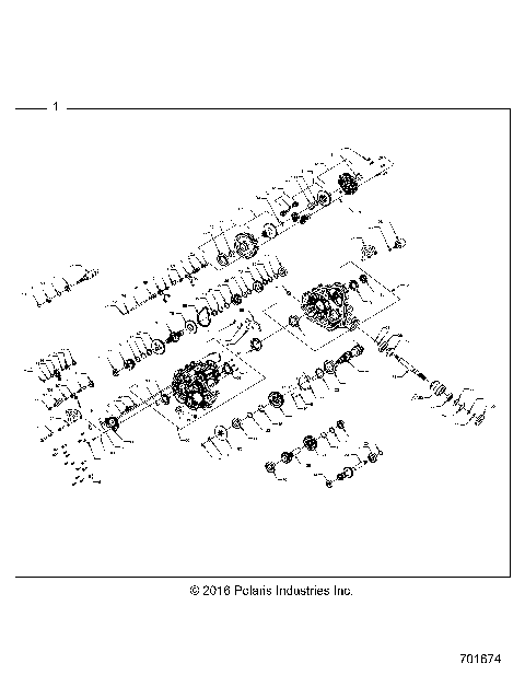 DRIVE TRAIN, MAIN GEARCASE INTERNALS - R17RTED1N1 (701674)