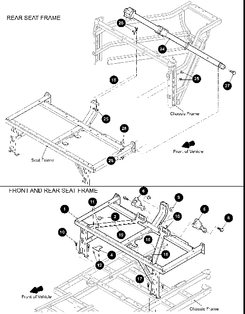 REAR SEAT FRAME [302477]