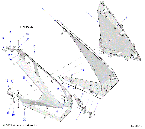 BODY, DOORS, FRONT - Z23R4E92A/92B (C730542)