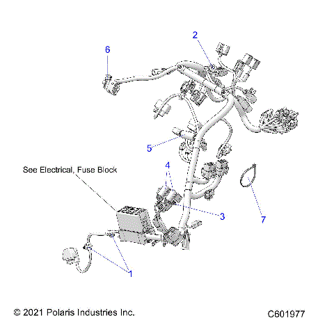 ELECTRICAL, WIRE HARNESS, MAIN - S22TGW8RS/8RE/TGM8RS/8RE ALL OPTIONS (C601977)