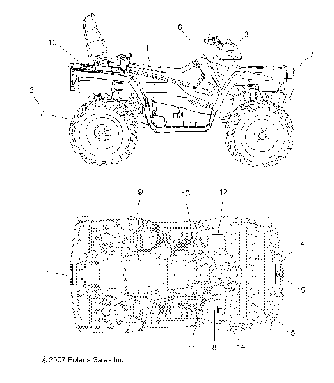BODY, DECALS - A08DN76AF/AG/AH/AL/AJ/AS (49ATVDECAL08SPTRG800)