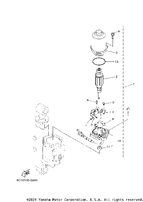 POWER TRIM TILT ASSY 2