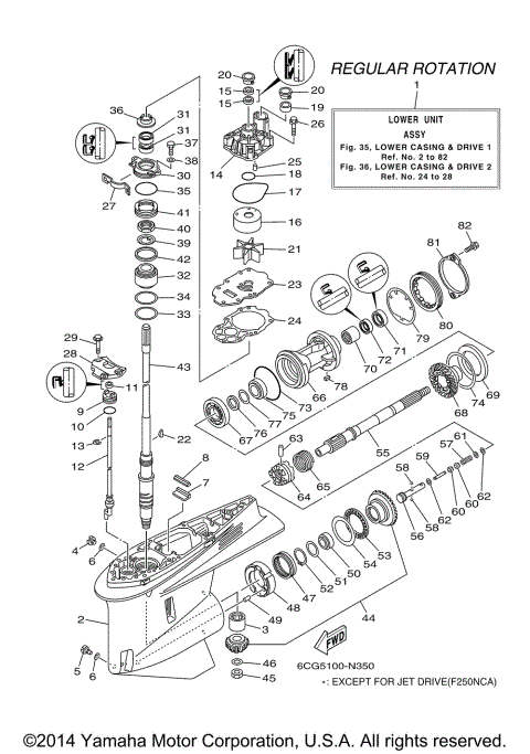LOWER CASING DRIVE 1
