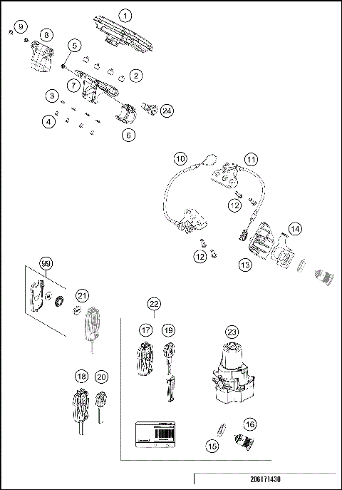 INSTRUMENTS / LOCK SYSTEM
