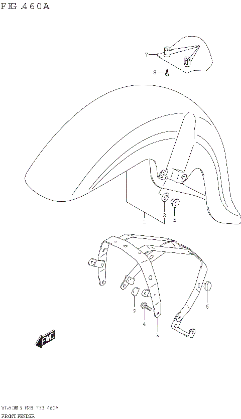 FRONT FENDER (VL800)