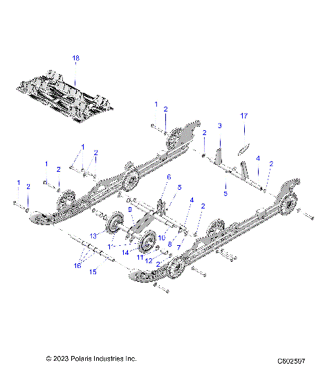 SUSPENSION, REAR - S24FJE9FS/9FE (600696C)