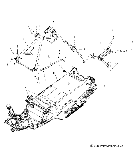 CHASSIS, CHASSIS ASM. and OVER STRUCTURE - S15DR6PEL (49SNOWCHASSISFRT215PROSB)