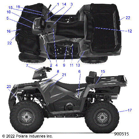 BODY, DECALS - A22SWE57F1/S57C1/C2/C5/E1/E2/E5 (900515)