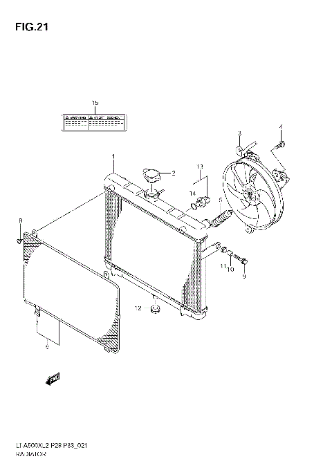 RADIATOR (LT-A500XZ E28)