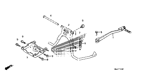 STAND@KICK STARTER ARM