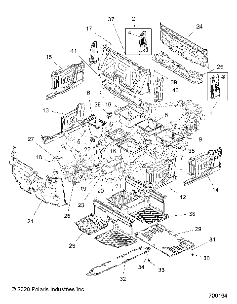 BODY, FLOOR and FENDERS - R16RVAD1A1 (700194)