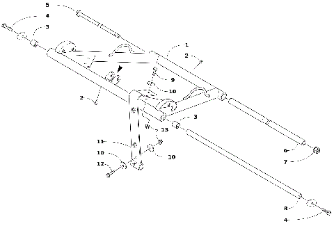 REAR SUSPENSION FRONT ARM ASSEMBLY [106153]