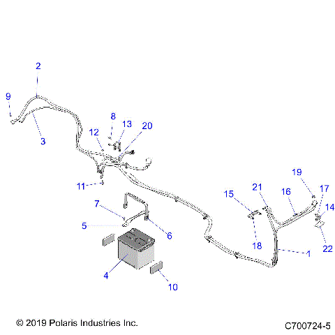 ELECTRICAL, BATTERY - Z21PAE92AE/AN/BE/BN/L92AL/AT/BL/BT (C700724-5)