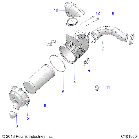 ENGINE, AIR INTAKE SYSTEM - A19HAA15N7 (C101860)