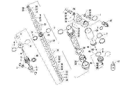 REAR SUSPENSION SHOCK ABSORBER [98598]