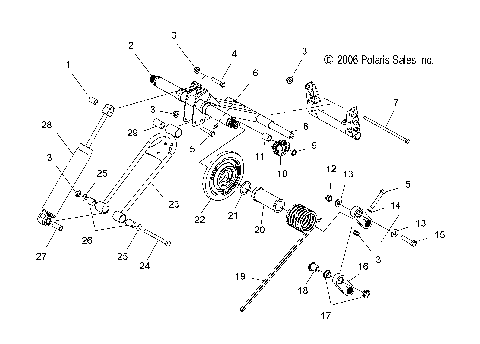 TORQUE ARM, REAR (IQ) - S07PP6HS/HSA/HSB (49SNOWTORQUEREARCLEAN)
