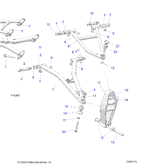 SUSPENSION, CONTROL ARMS and SPINDLE - S25AJE6RSN/6RSP (C602715)