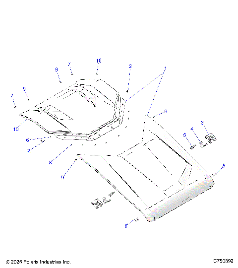 BODY, ROOF - Z25NMF99A4/A5/B4/B5 (C750892)