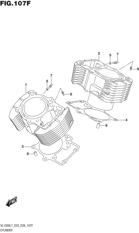 CYLINDER (VL1500TL7 E28)