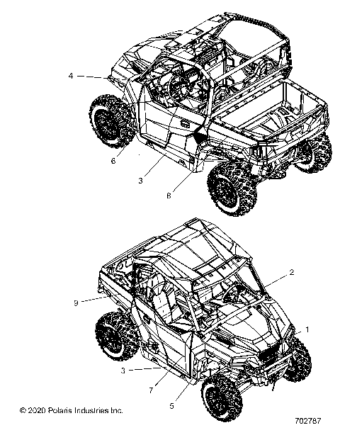 BODY, DECALS - G21GAB99CM/FM (702787)