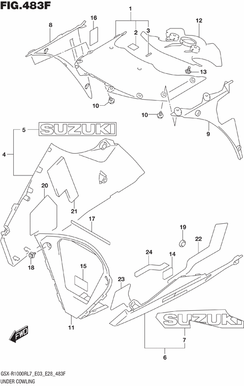 UNDER COWLING (GSX-R1000RZL7 E33)