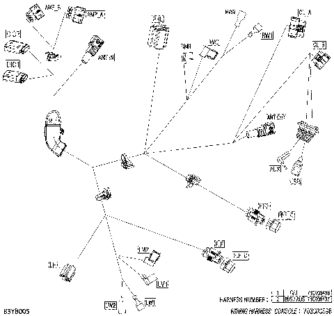 08- Electric - Console Wiring Harness - 710008437
