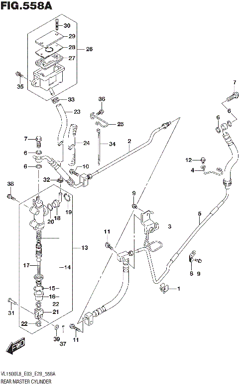 REAR MASTER CYLINDER