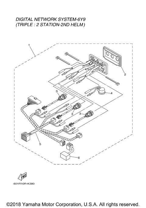 CLP SWITCH PANEL TRIPLE (2ND HELM)