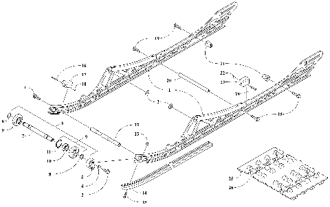 SLIDE RAIL AND TRACK ASSEMBLY [106124]