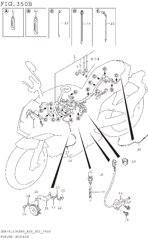 WIRING HARNESS (GSX-S1000SRQM5_E33)