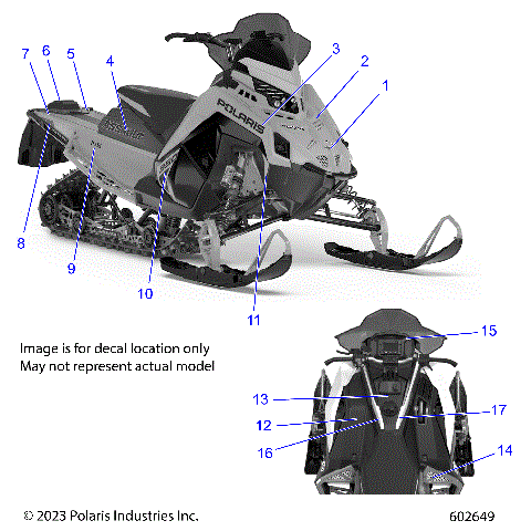 BODY, DECAL, ARMY GREEN SIDE PANEL W/ BLACK ACCENT - S24TLC8RS/8RE (602649)