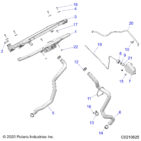 ENGINE, COOLING SYSTEM, RADIATOR - A26SXM95AR (C0210625)