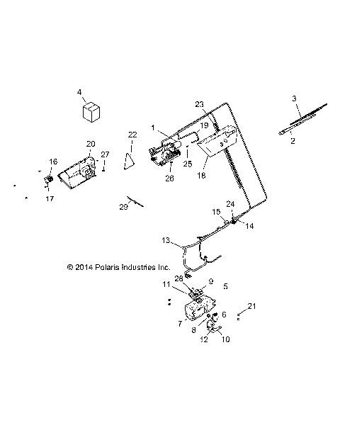 BODY, WINDSHIELD WIPER - R141D9JDA/2D9JDA (49BOBCATWINDSHIELD14WIPER)