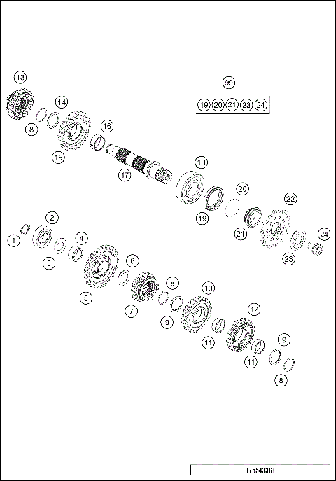 TRANSMISSION II - COUNTERSHAFT