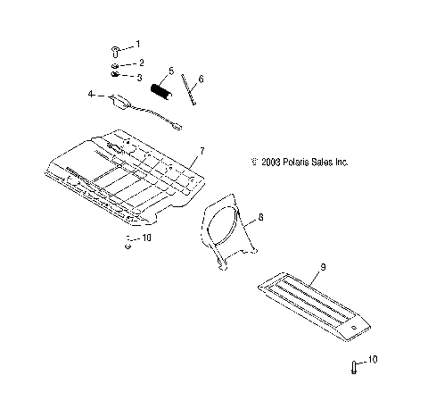 WATER INLET - W045303CA/IA (4990539053B03)