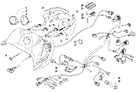 HEADLIGHT, INSTRUMENTS, AND WIRING ASSEMBLIES [90182]