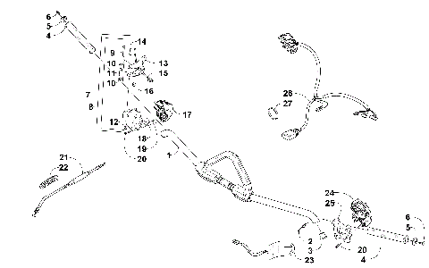 HANDLEBAR AND CONTROLS [96761]
